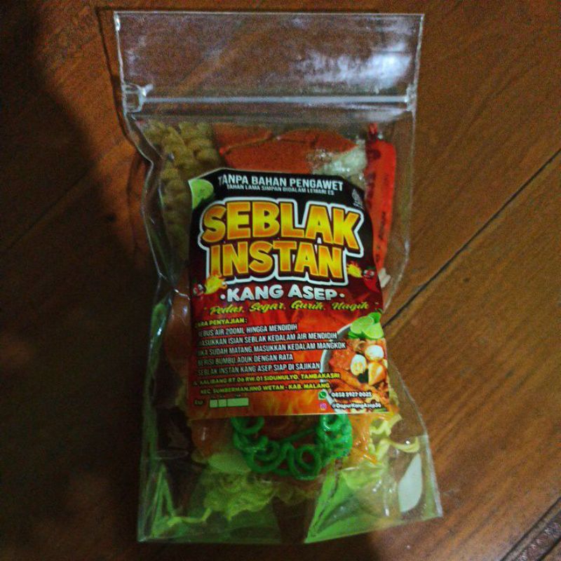 

SEBLAK INSTANT KANG ASEP TANPA BAHAN PENGAWET