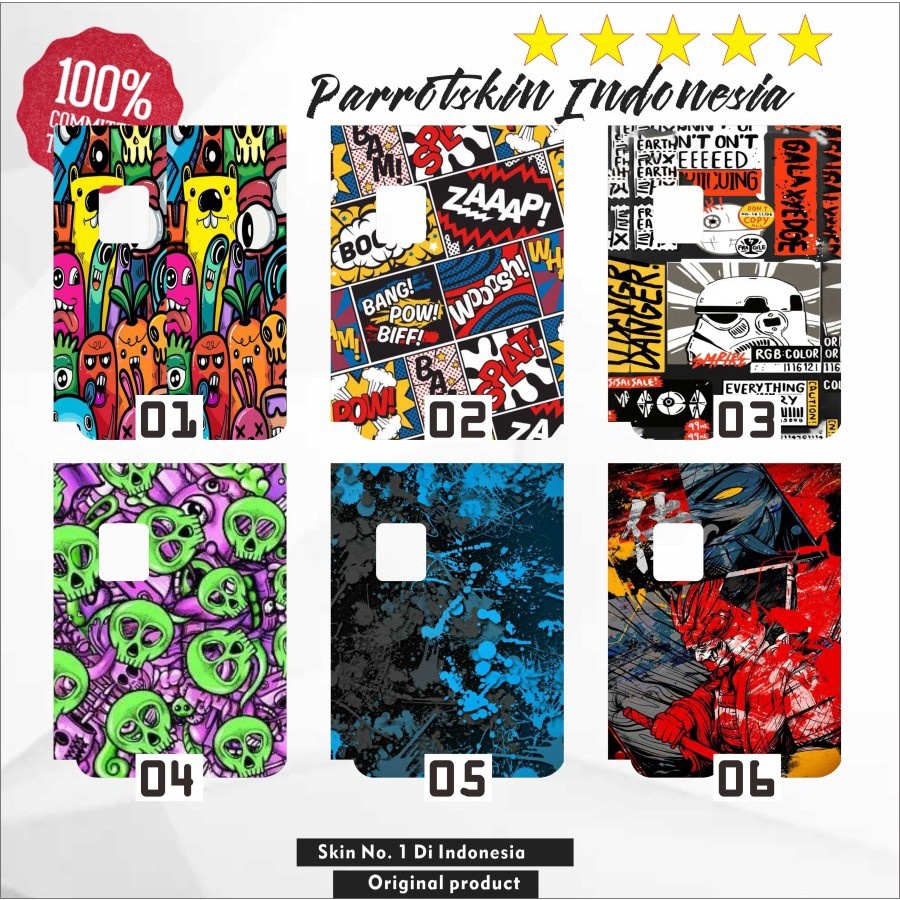 

DAHSYAT Garskin Sticker Slim Pro V2 Se katalog keren bisa custom