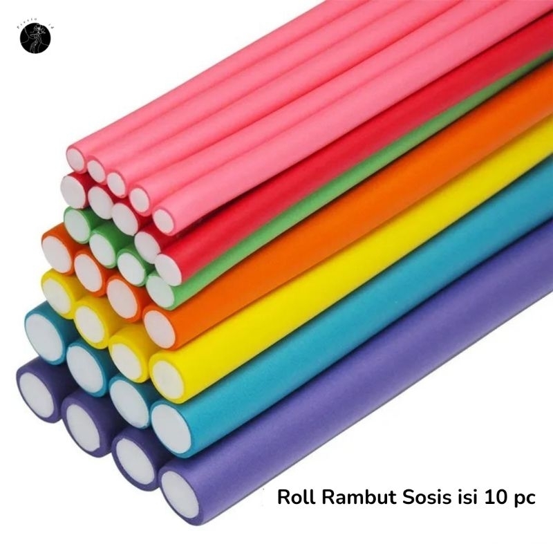 Roll Rambut Sosis // Roll Keriting Rambut // Sosis rambut // Alat Keriting Rambut Heatless