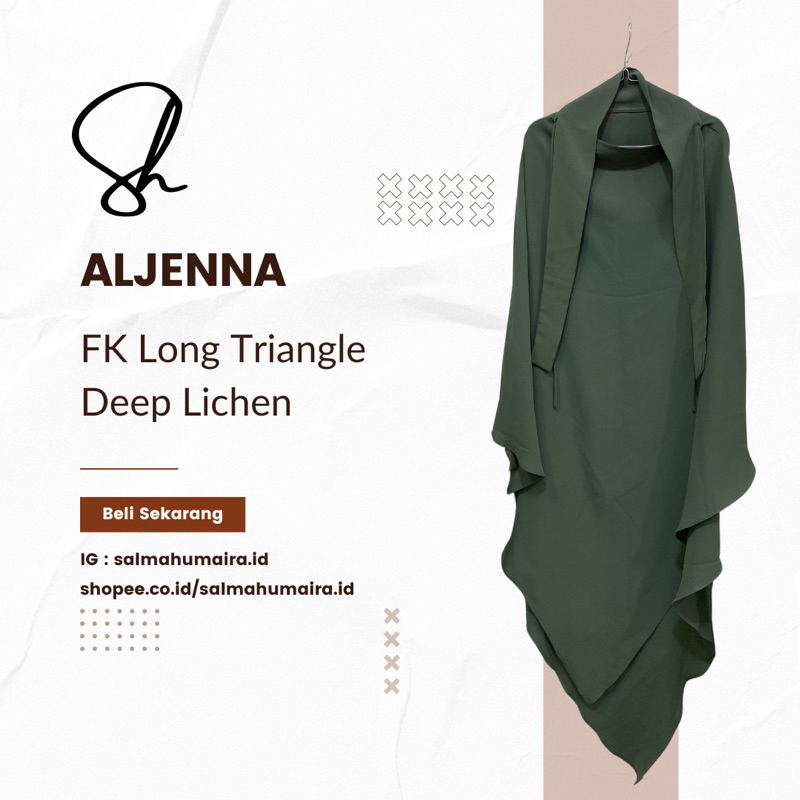 Aljenna FK Long Triangle Deep lichen