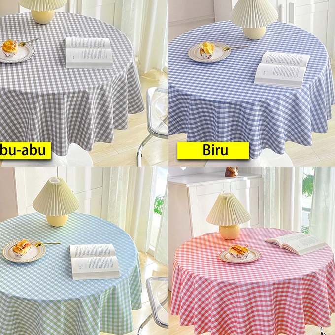 Wow Taplak Meja Tamu Makan Bulat Bundar  Diameter 152cm Taplak Meja Makan minimalis Kecil Besar Moti