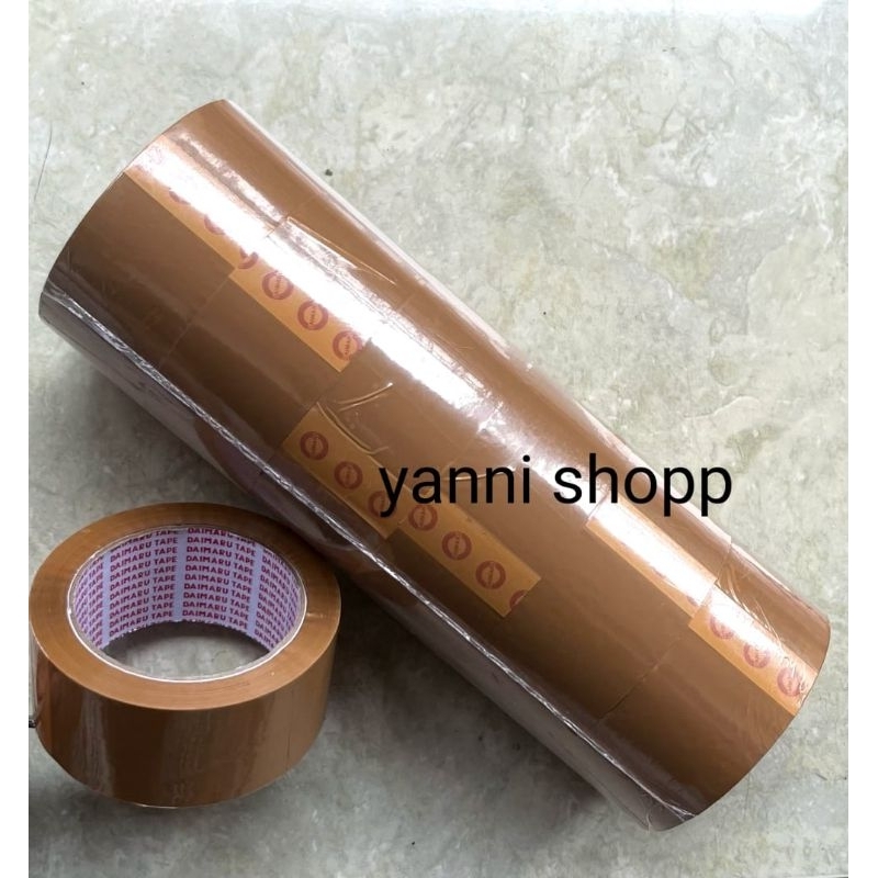 

lakban coklat 48mm*90yard/daimaru/merekat sempurna