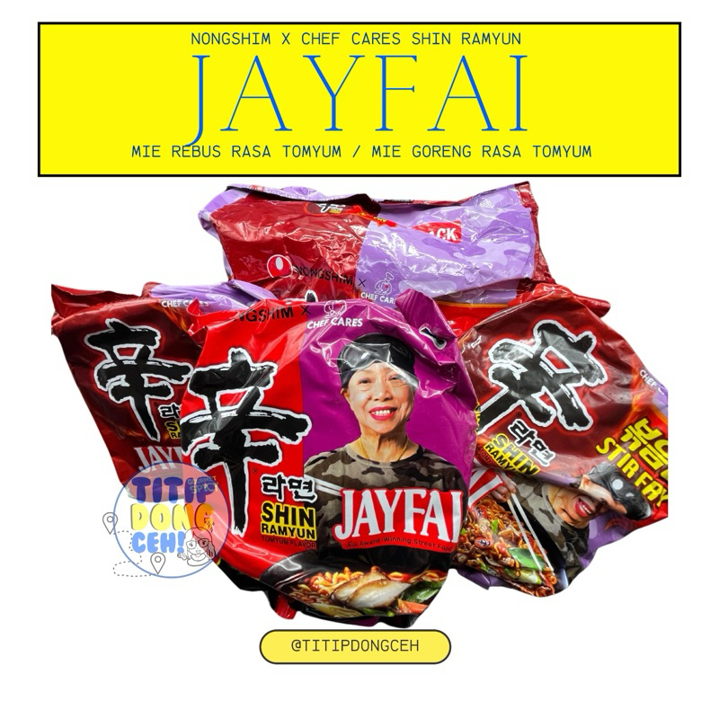 

READY JAYFAY SHIN RAMYUN MIE REBUS TOMYUM / MIE GORENG TOMYUM NONGSHIM