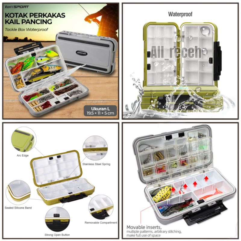 Kotak Perkakas Kail Pancing  besar/kotak kail/kotak pancing/pancing