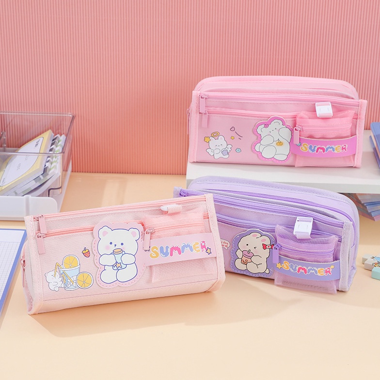 

CUCIGUDANG Mismi Easton Pencil Case Tempat Pensil Sekolah Stylish PC5E