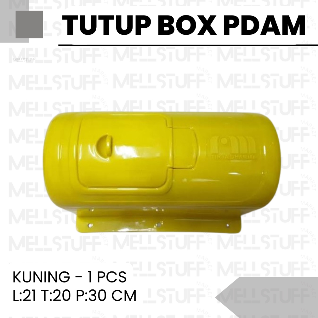 KUNING - Tutup Box Meteran Air PAM (Per PCS) / Penutup Meteran Air PAM / Box Water Meter Cover PAM
