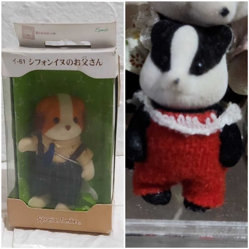 sylvanian chiffon badger