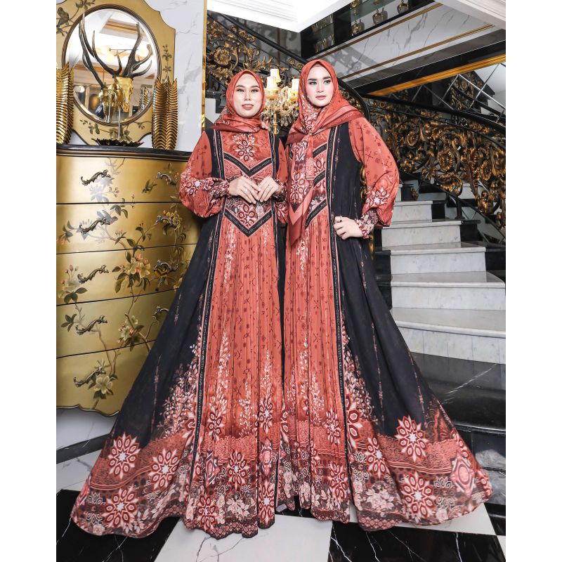 Zia Dress / Gamis Polos / Gamis Pesta / Gamis Mewah / Gamis Kekinian / Gamis Muslimah / Gamis Dress