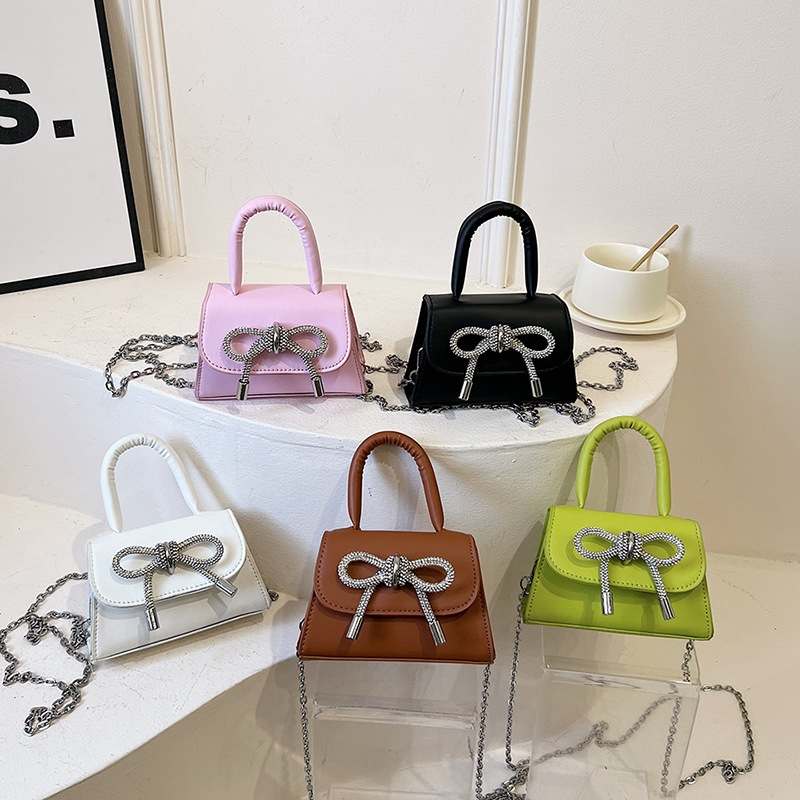 Tas Selempang Kulit Wanita Mungil Tas Cewek Rantai Kecil Tas Kecil Wanita Tas Cewe Tas Selempang Kec