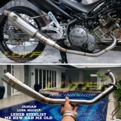 leher knalpot Jupiter MX old Jupiter MX new