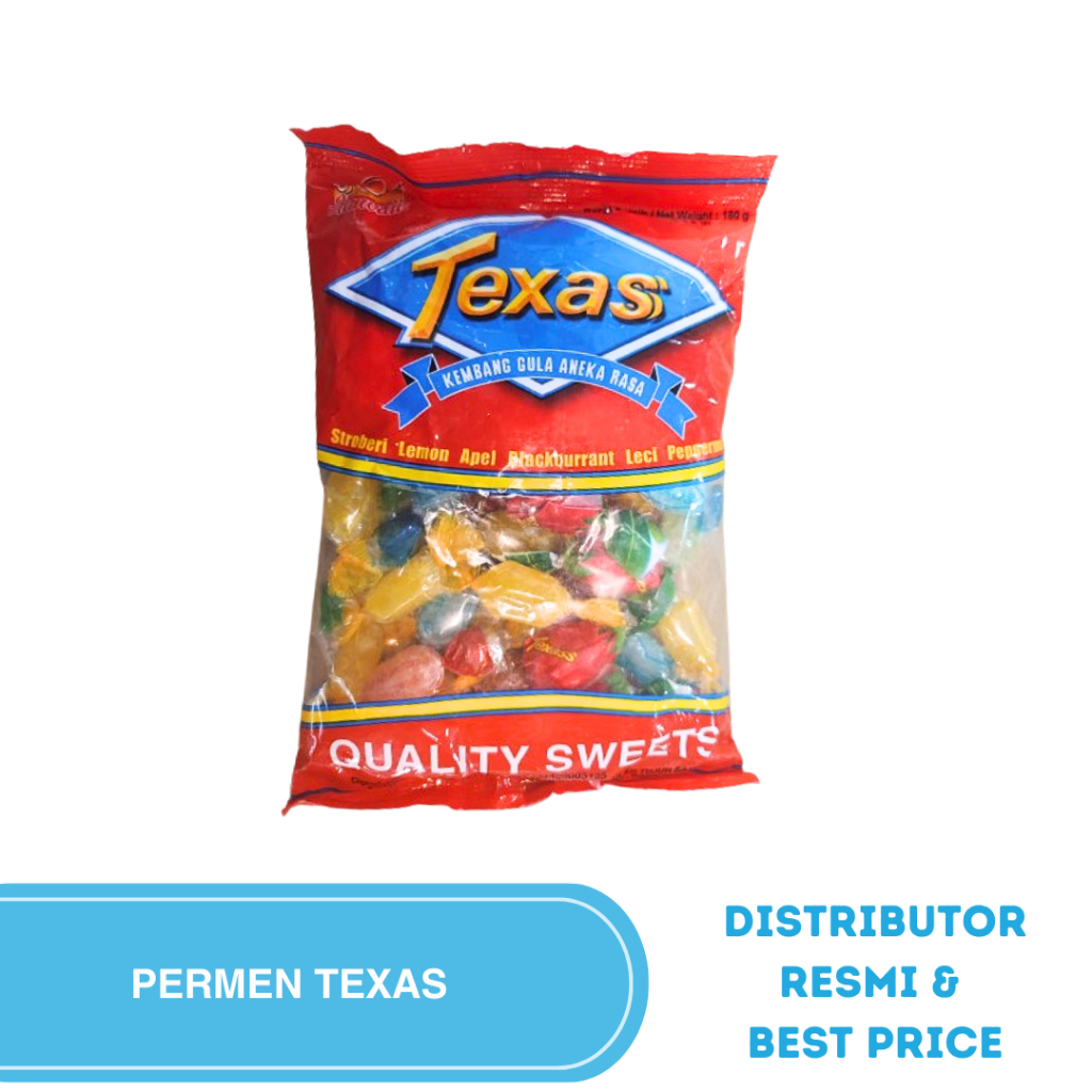 

Permen TEXASS Aneka Rasa 180 Gr Bungkus