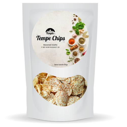 

TEMPLE KERIPIK TEMPE RASA ROASTED GARLIC - KRIPIK TEMPE BAWANG PUTIH