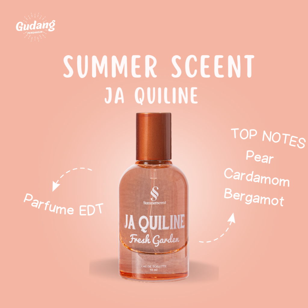 Parfume Summerscent Varian Ja Quiline Pengharum Wanita/Pria EDT