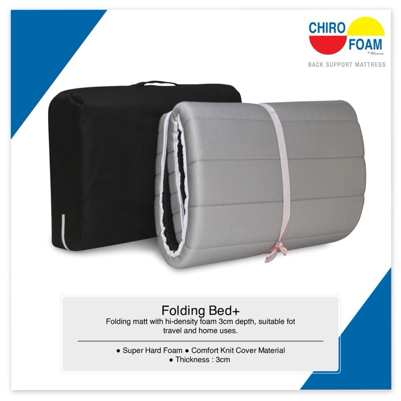 Kasur Lipat ChiroFoam FOLDING BED+ Matras Premium