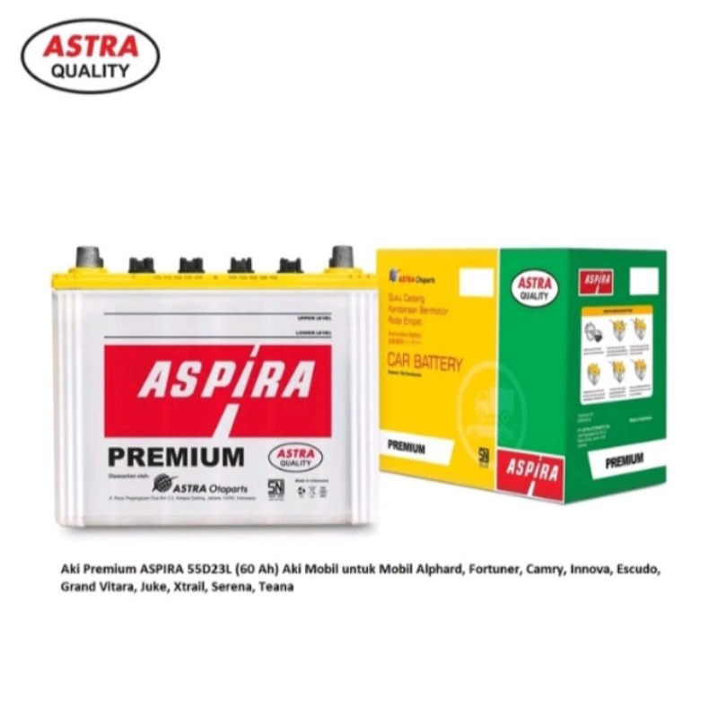 Aki Aspira NS70 Mobil Kijang Colt Diesel Panther Dyna Hino Dutro Canter Santa Fe Coupe N50Z Hybrid G