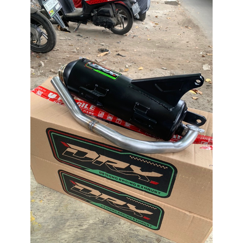 Knalpot copy cms beat scoopy fi by DRX suara adem ngebas