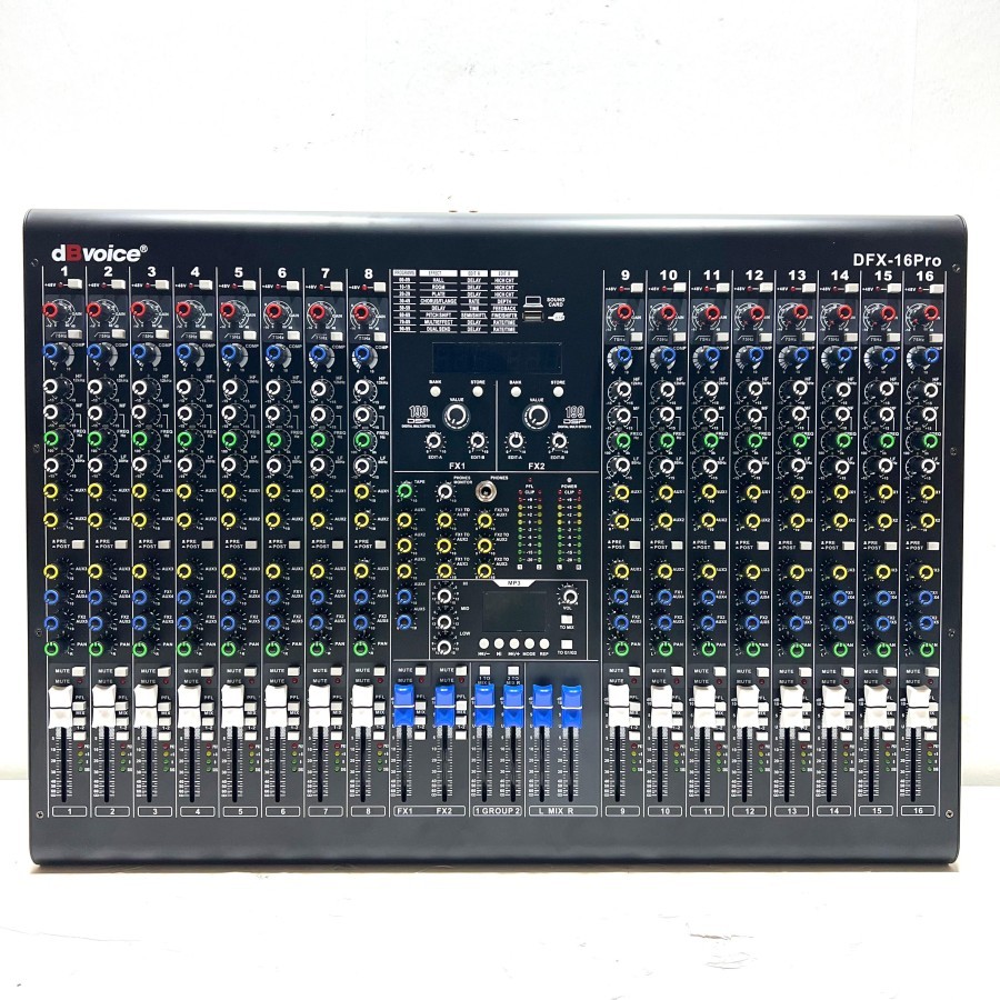 Mixer Audio dB Voice DFX 16 PRO Original 16 Channel Dbvoice DFX 16PRO DB VOICE DFX-16PRO