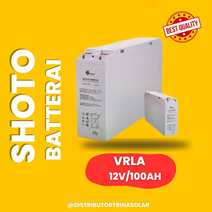 BATTERY-VRLA/SHOTO/12V-100AH/SOLARPANELSYSTEM