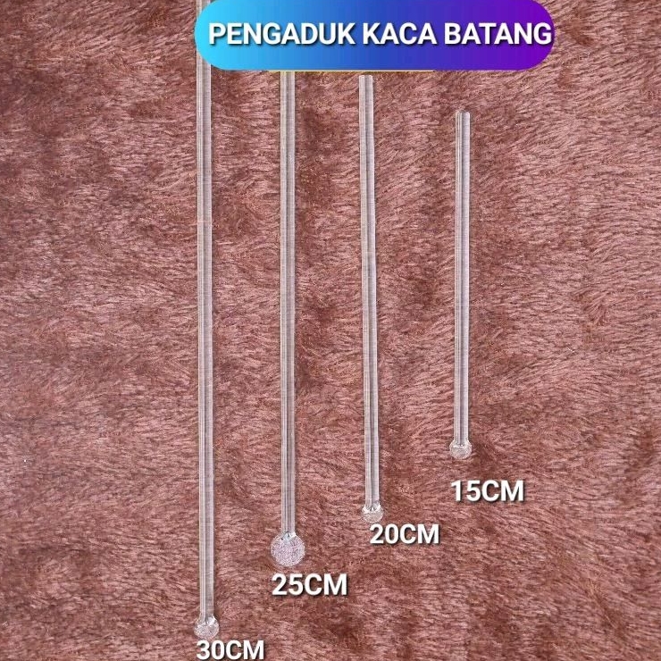 Pengaduk Kaca Batang Pengaduk Kaca Sendok Pengaduk Kaca