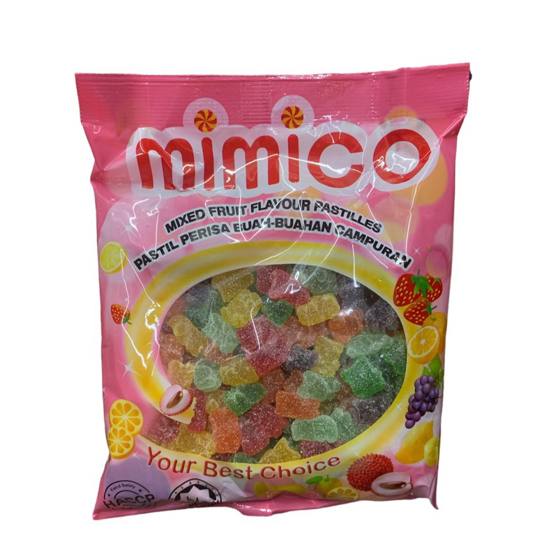 

Mimico Jeli Mutiara Mixed Pastilles Gummy Jelly Candy 700g