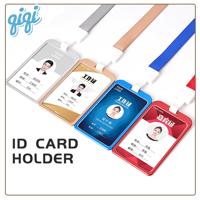 

Aluminium ID Card Holder/bahan aluminium bermutu tempat id card/pegawai ID card - Qiqi Treasure