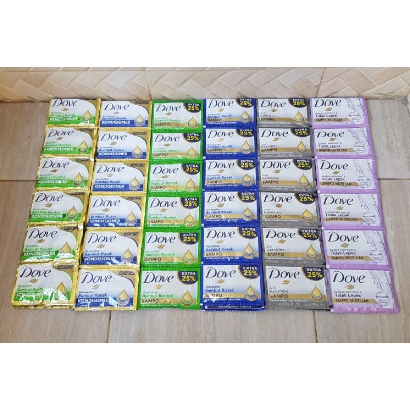 shampo dove&conditioner sachet 9ml