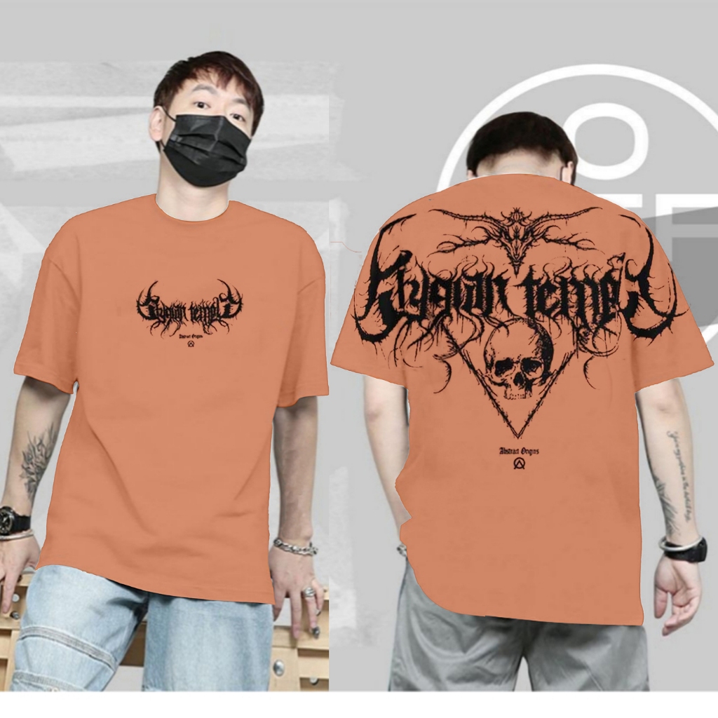 Baju Kaos Distro Pria Terbaru Lengan Pendek Samurai Jepang Bergambar Dragon Couple Surfing Unisex