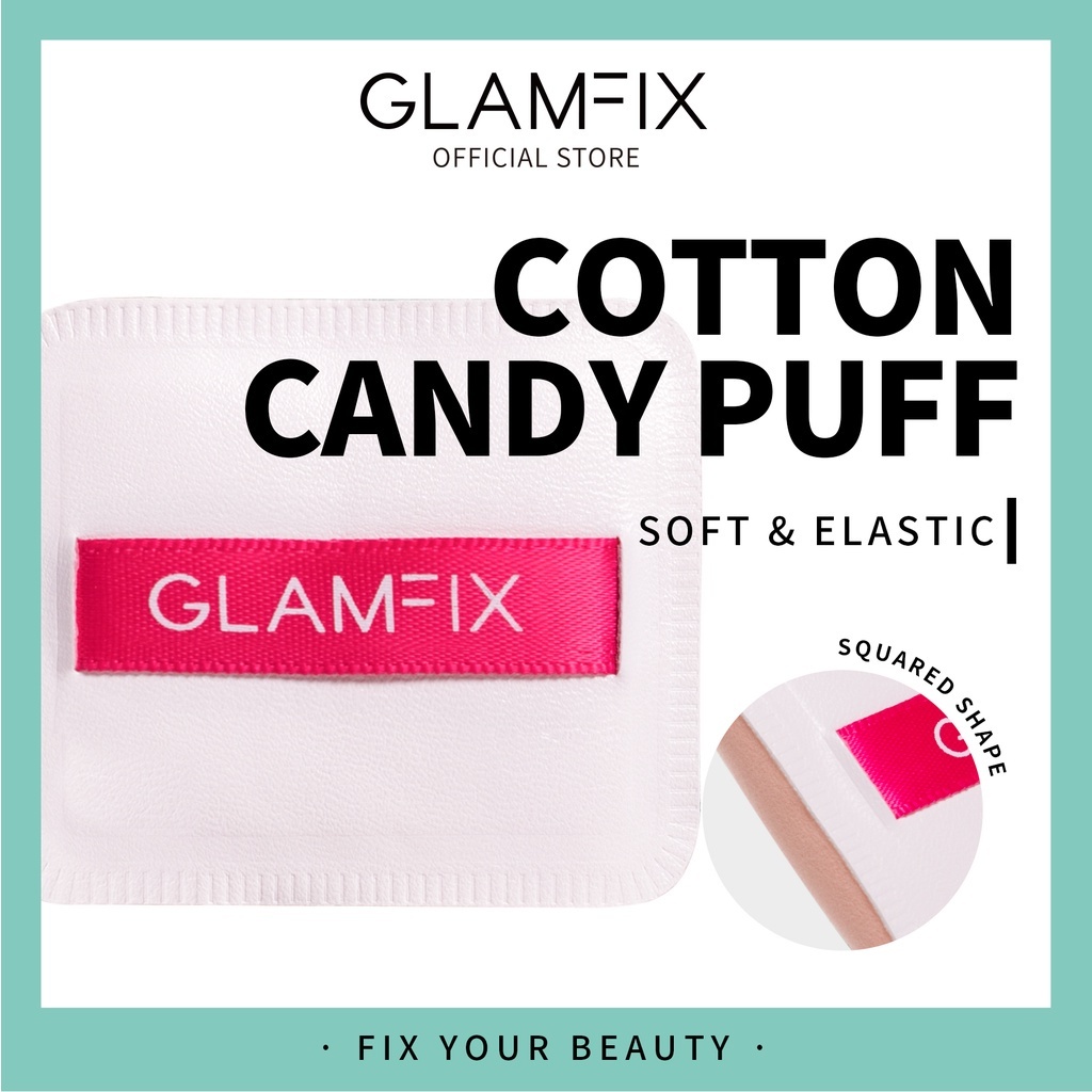 QEILA - GLAMFIX Cotton Candy Puff | Soft & Elastic