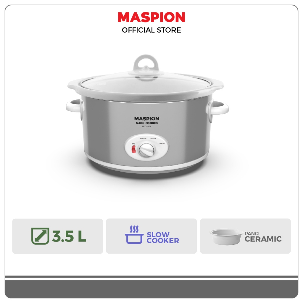 Maspion Slow Cooker Magic Cooker 3.5 Liter MSC-1835