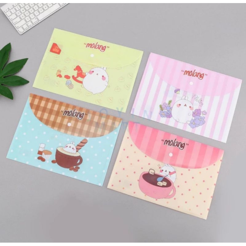 

QG Map Folder Plastik A4 Dokumen Lucu Motif Kartun