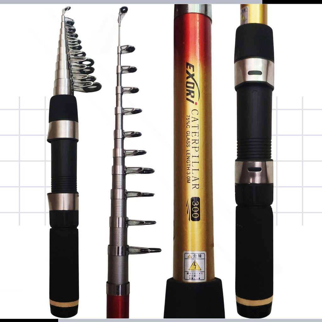 Joran Exori Caterpillar 300 Ruas Pendek