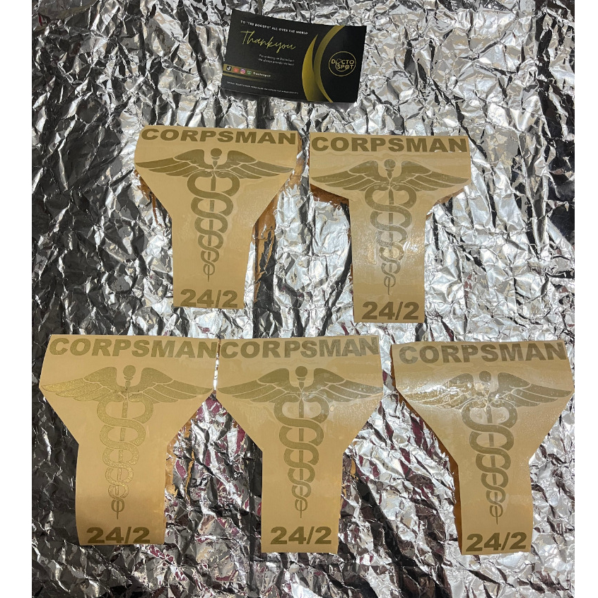 

Sticker / Stiker CORPSMAN 24/2 Caduceus ( Untuk Perawat Mahasiswa Keperwatatan FKep militer tentara