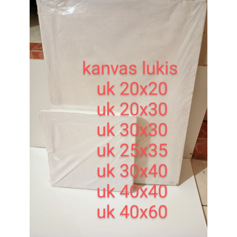 

kanvas lukis uk 20cmx30cm