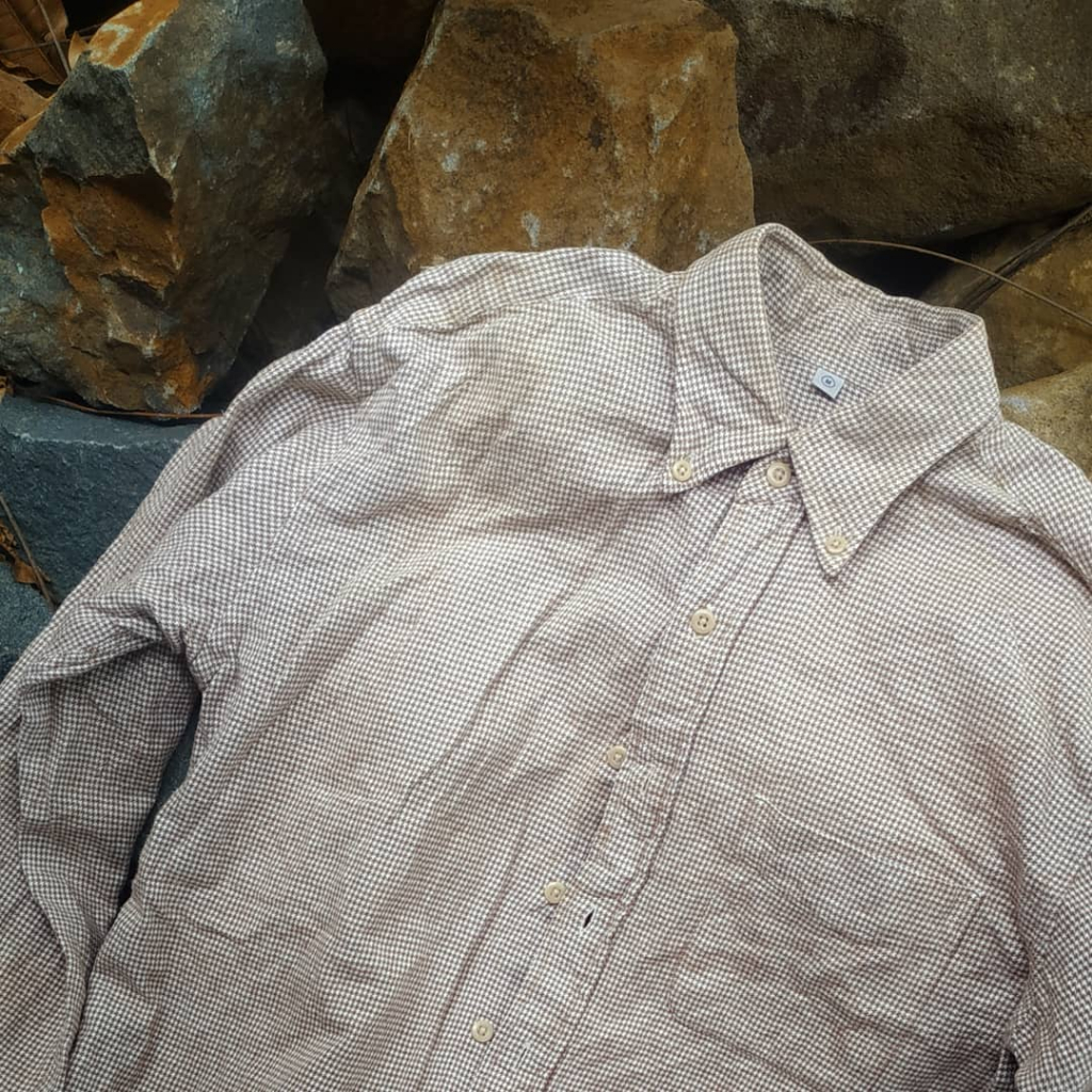 Kemeja Flanel Lengan Panjang UNIQLO Second Original Ukuran M - FLPUNI014M