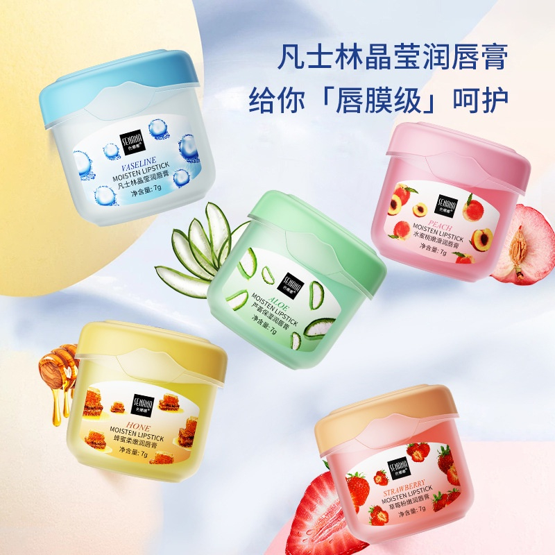 Pelembab Bibir SENANA Vaseline Lip Therapy Lip Balm Jelly Pemerah Bibir Alami