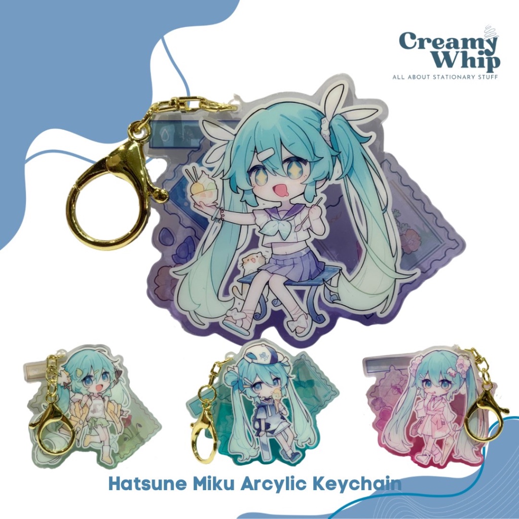 Keychain/badge hatsune miku anime manga miku
