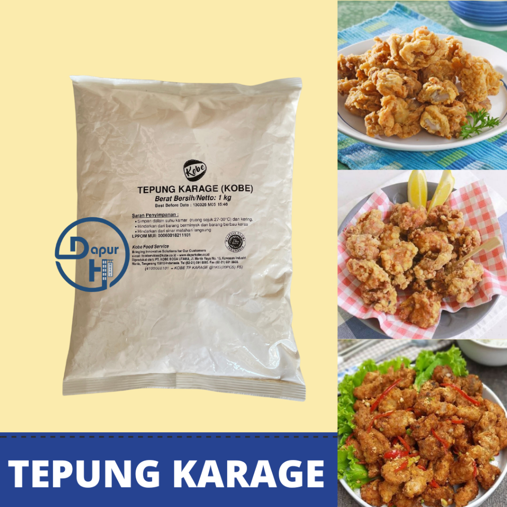 

KOBE Tepung Goreng Karage Ala Jepang 1 Kg Halal /Ayam Karaage//