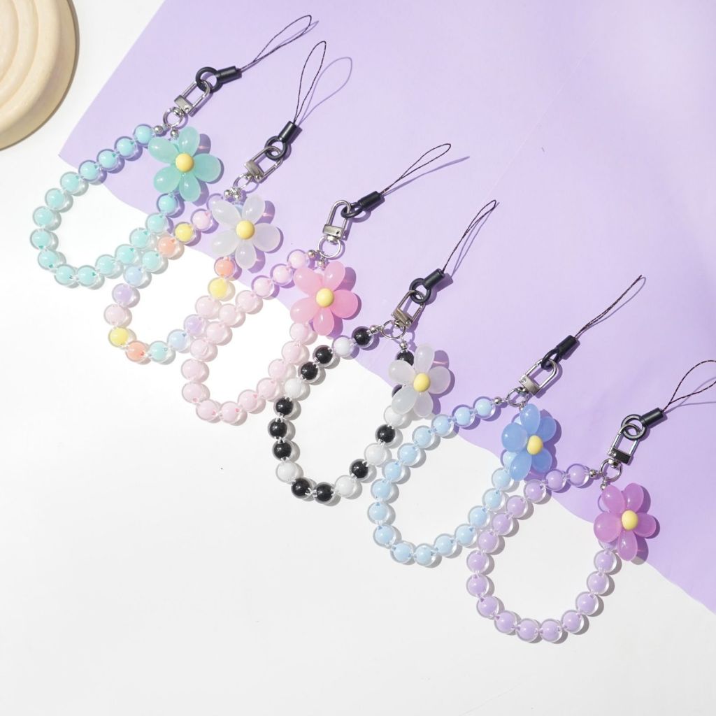Aksesories Hp - Gantungan Hp - Strap Hp Lucu - Strap Mutiara Lucu - Gantungan Hp Lucu