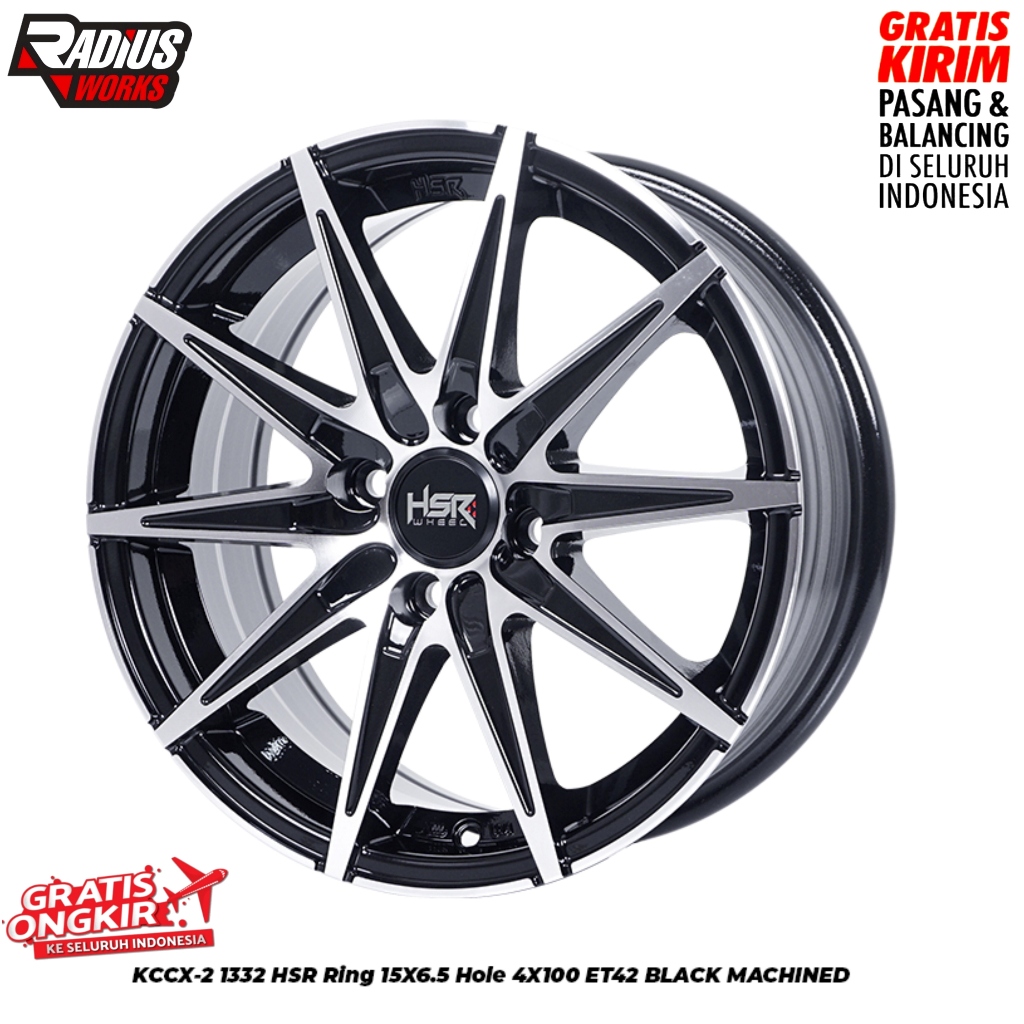 velg mobil agya sigra brio dll hsr kccx ring 15 pcd 4x100 two tone