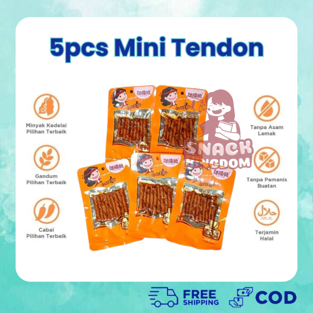 

Paket Snack Latiao Mini Tendon Isi 5 Pcs