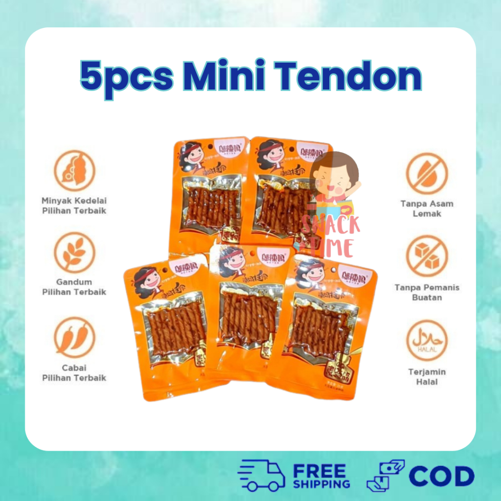 

Paket Snack Latiao Mini Tendon Isi 5 Pcs