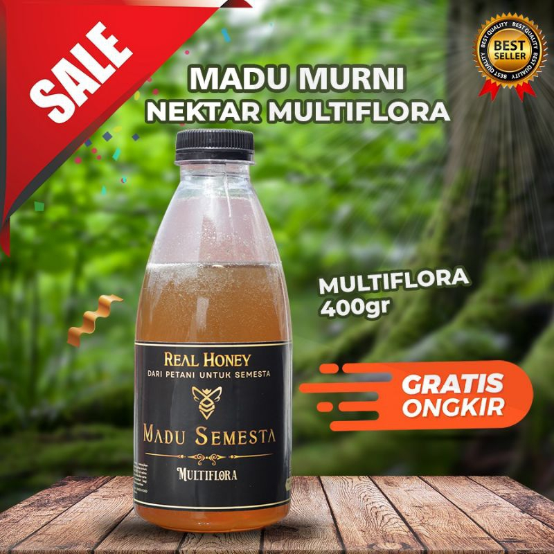 

Madu Semesta - Madu Multiflora Madu Murni 100% Asli 400gram