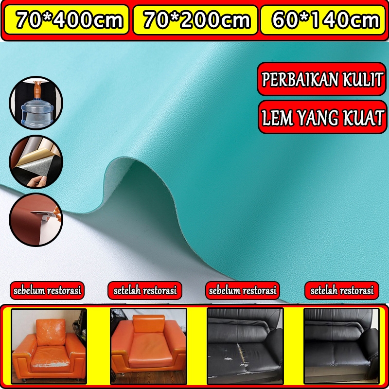 【upgrade】stiker jok kulit sofa sticker kulit pu leather stiker kulit motif kulit sofa perekat