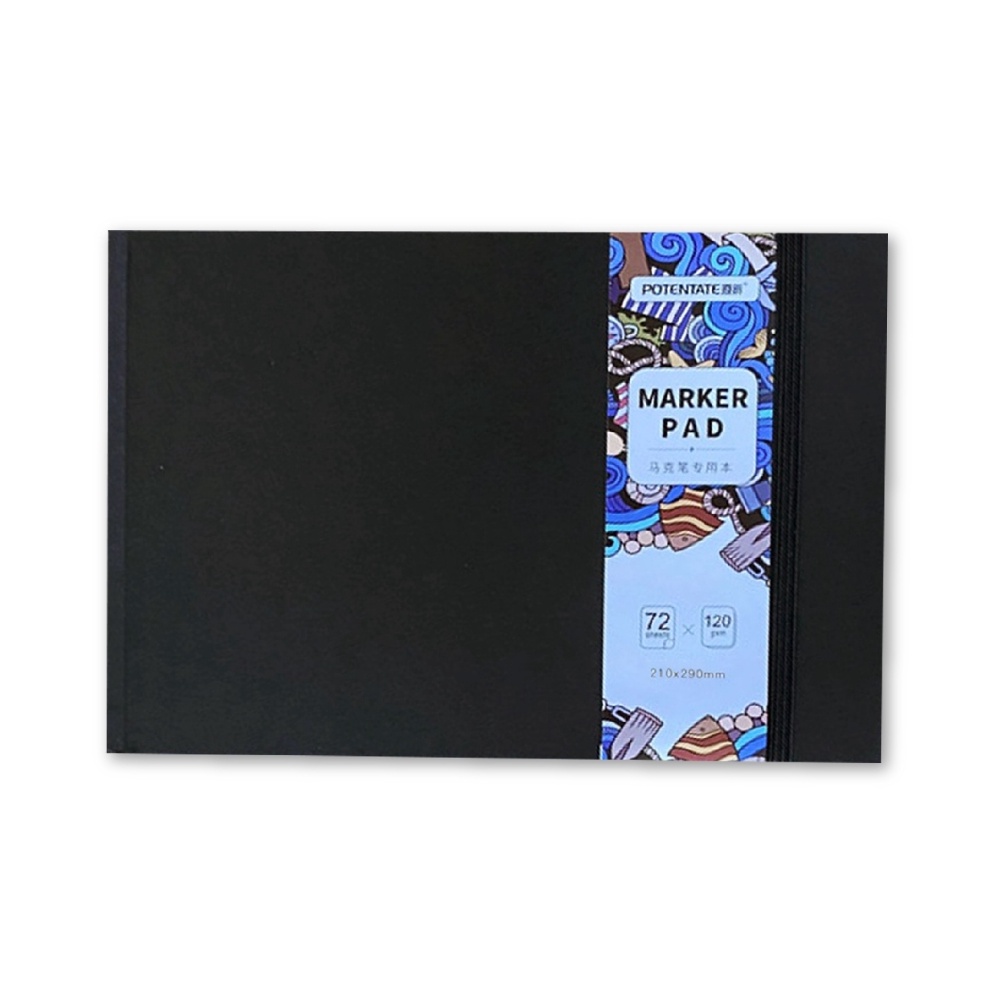 

KODE X15I Potentate Marker Pad A4 Hard Cover Sketchbook