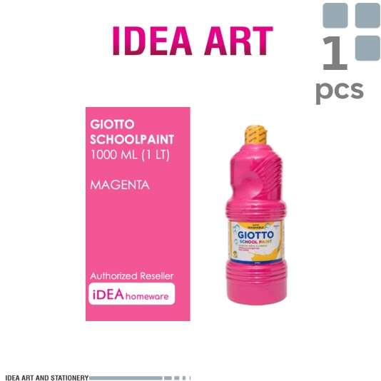 

KODE P42N Giotto School Paint Magenta Ungu pink 1 ml Cat Air Poster Lukis Super Washable 1 L