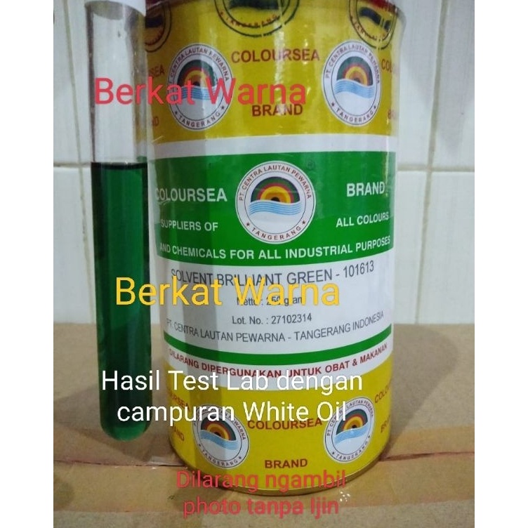 

KODE A48P Pewarna Minyak Solvent Brilliant Green 11613 Coloursea Powder