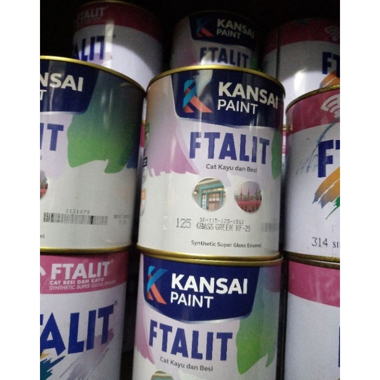 

KODE L89E KANSAI FTALIT 1KG CAT KAYU DAN BESI KILAPGLOSS DAN SEMI GLOSS ATAU WARNA DOFF