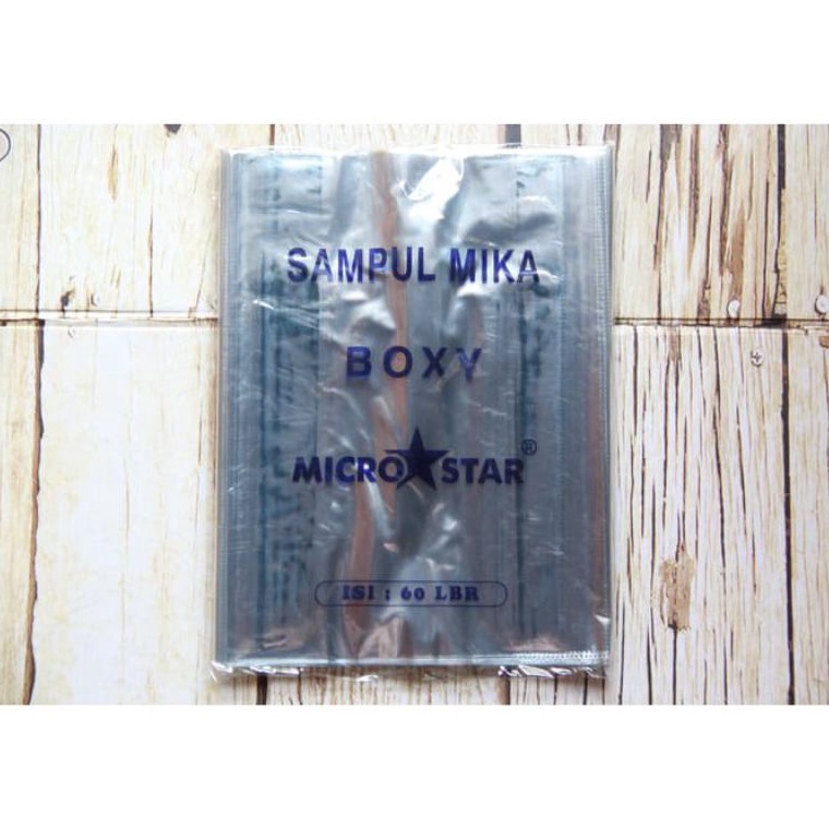 

KODE Y46W Sampul Buku Mika Plastik Boxy 1pak6lbr