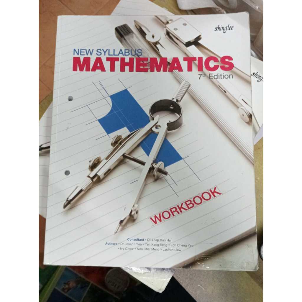 Shinglee Mathematics Workbook 1 (7th Edition)