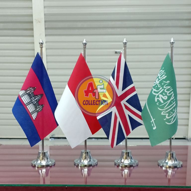 

KODE J1L Bendera Meja Negara danTiang stainless